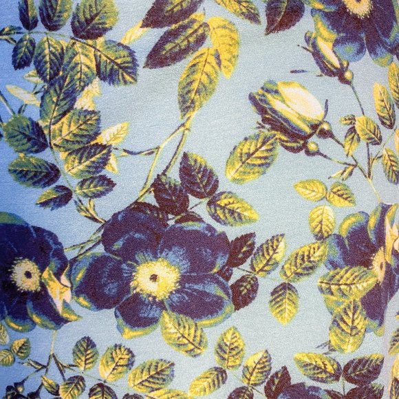 J.Jill Wearever Collection Floral V-Neck Midi Spring Stretch Dress Small - Picture 12 of 14